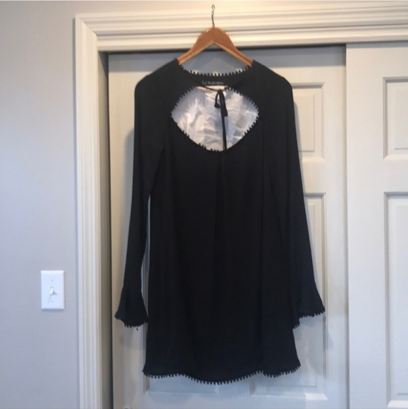 For Love and Lemons Black Tie Front Dress - Picture 2 of 7